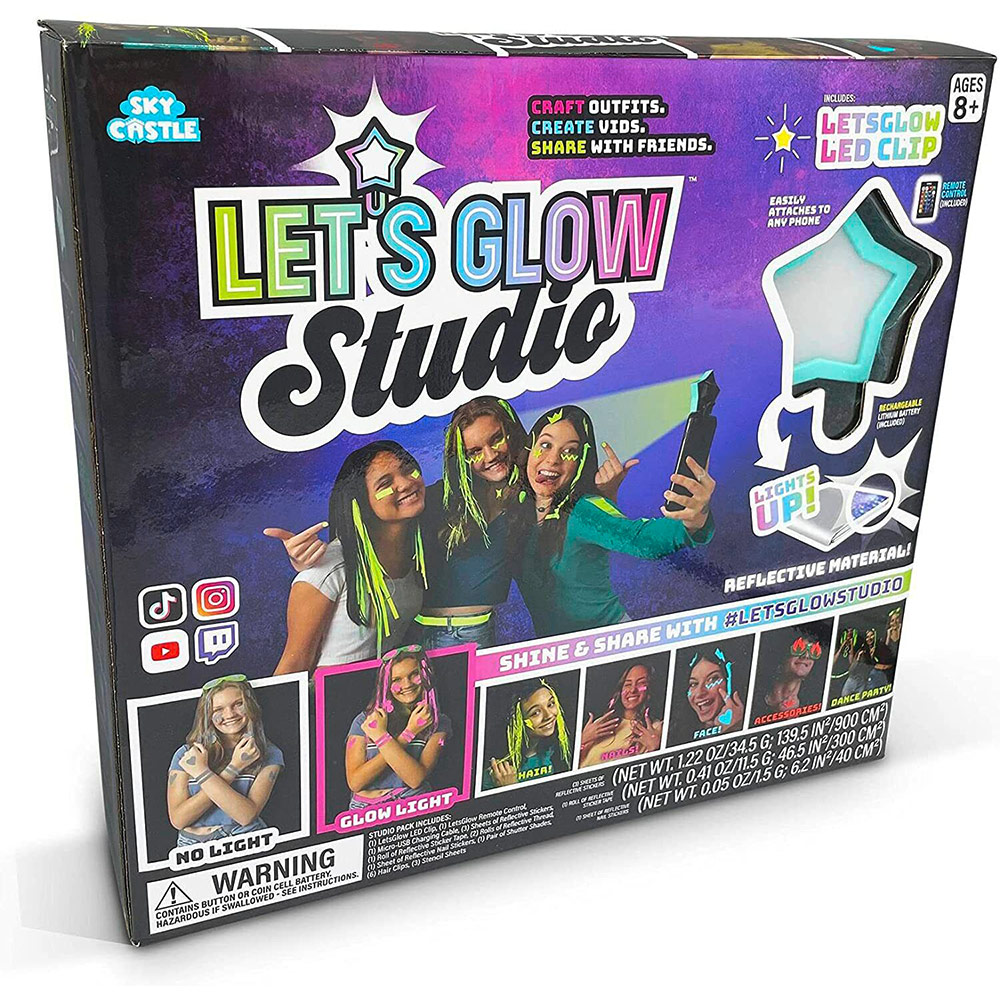 Let's Glow Studio LED svetlo sa dodacima za telefon